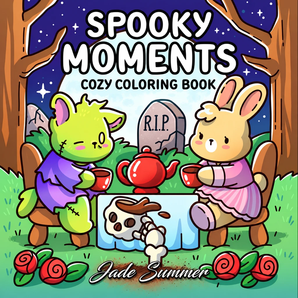 كتاب التلوين Spooky Moments