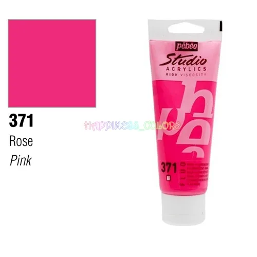Studio Acrylic 100 Ml  - Fluorescent - Pink - 371