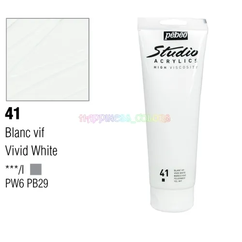 Studio Acrylic 100 Ml - Vivid White - 41