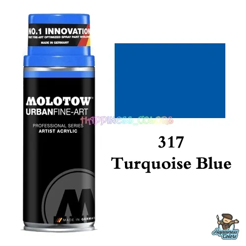 UFA Artist Acrylic Spray 400ML - Turquoise Blue