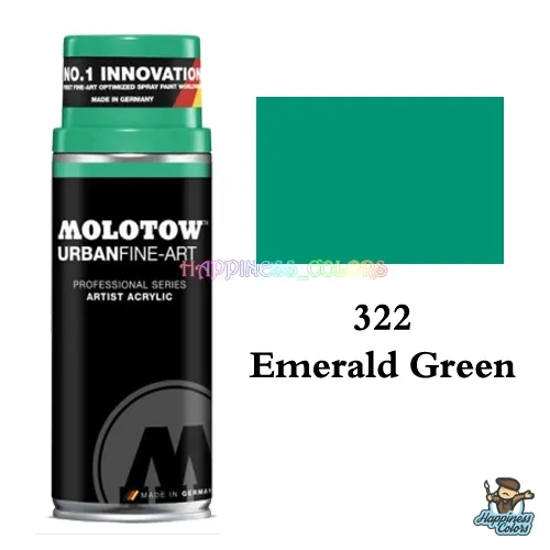 UFA Artist Acrylic Spray 400ML - Emerald Green