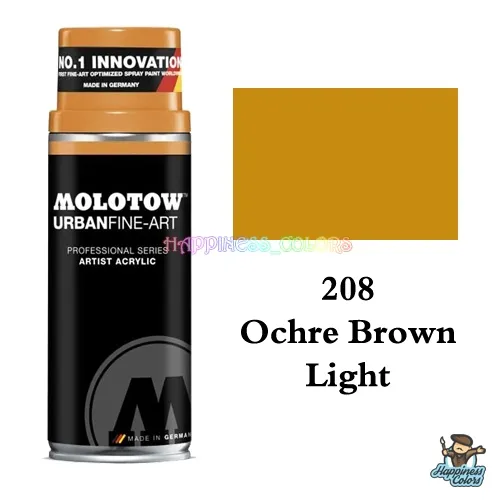 UFA Artist Acrylic Spray 400ML - Ocher Brown Light 