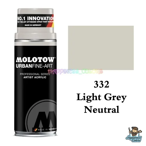 UFA Artist Acrylic Spray 400ML - Light Grey Neutral