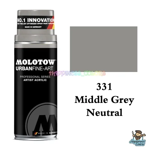 UFA Artist Acrylic Spray 400ML - Middle Grey Neutral