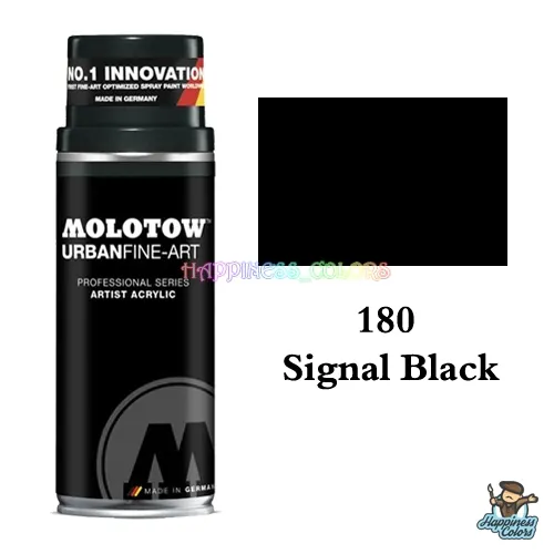 UFA Artist Acrylic Spray 400ML - Signal Black 