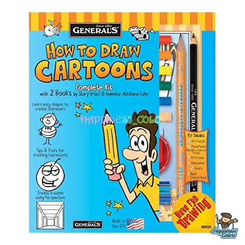 مجموعة تعليم رسم الكارتون 1