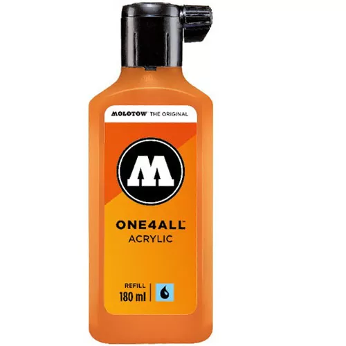 Acrylic Refill Neon Orange Fluorescent - 180ml