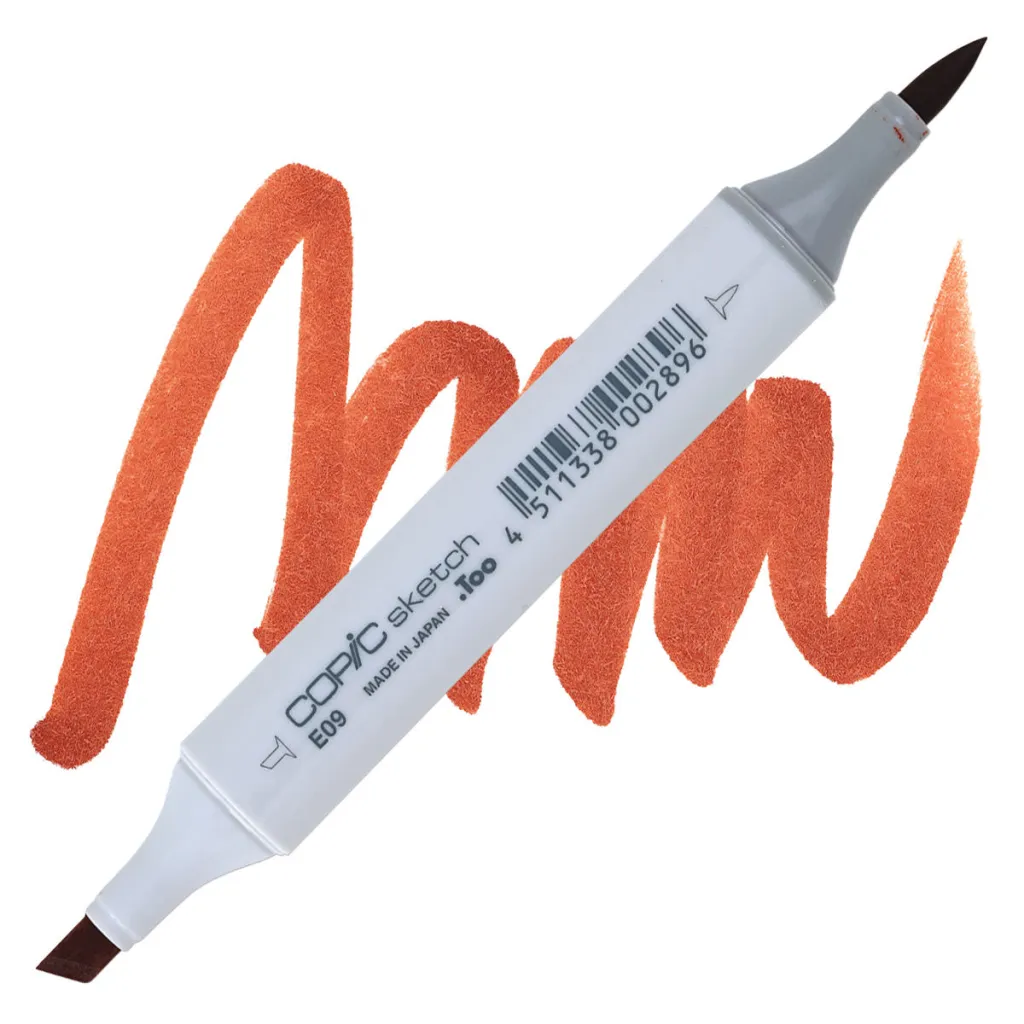 كوبيك سكتش ماركر  Burnt Sienna E09