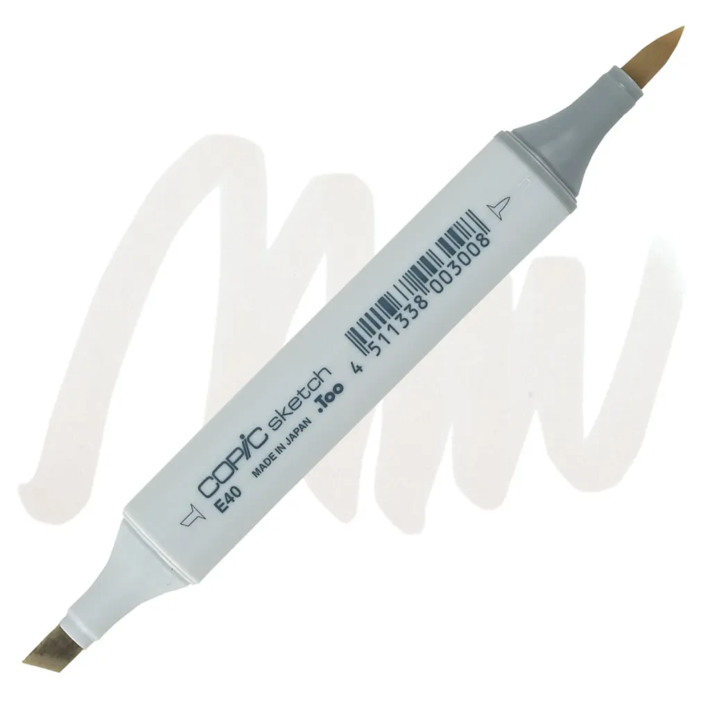 كوبيك سكتش ماركر  Brick White E40