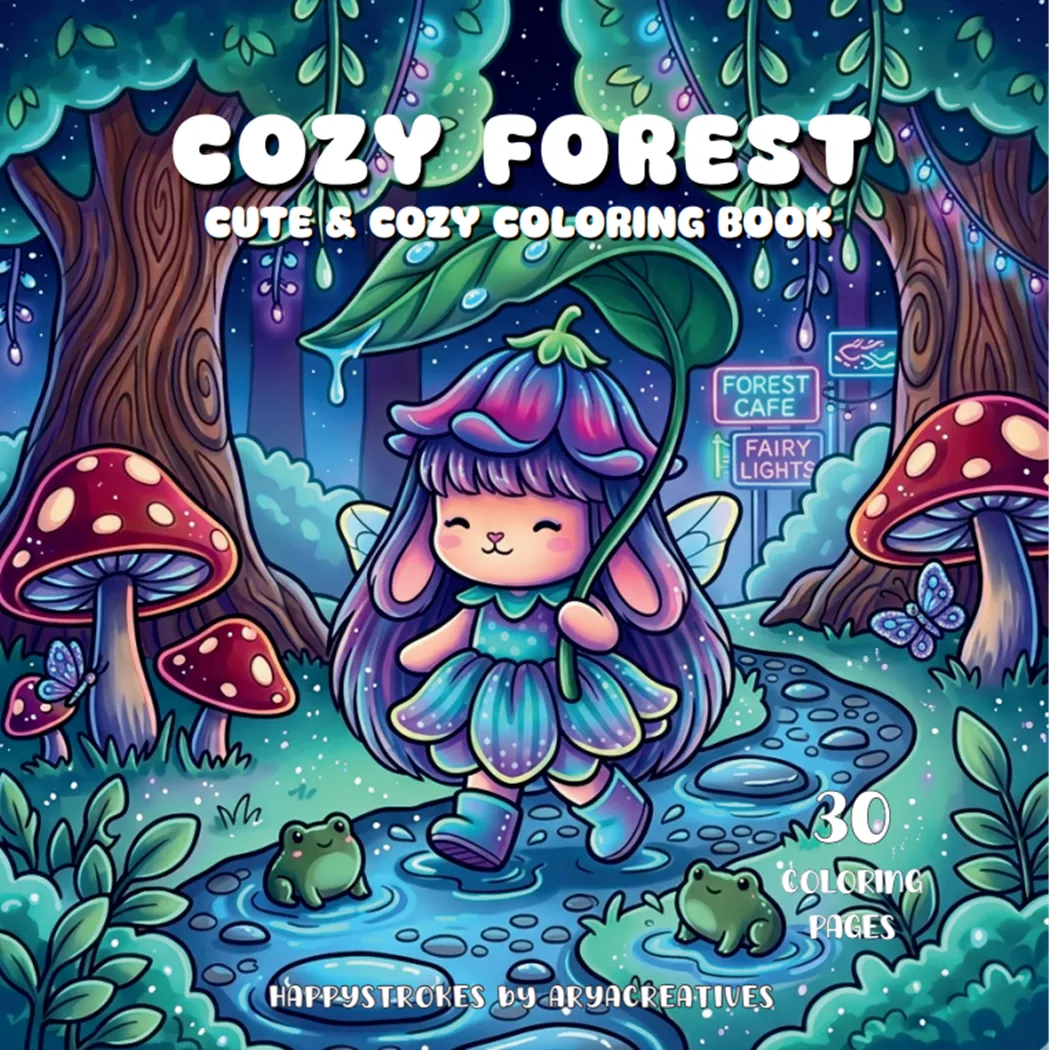 كتاب التلوين Cozy Forest