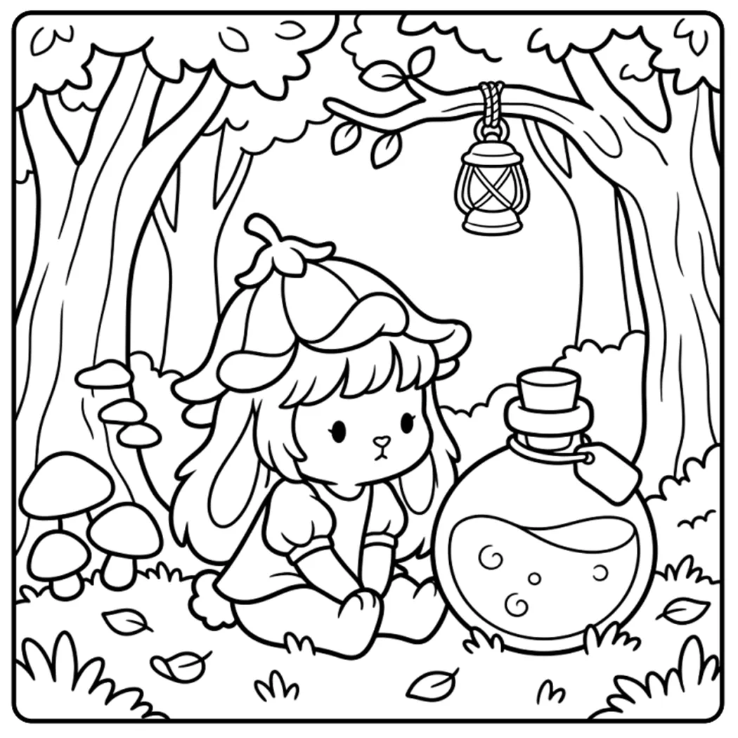 كتاب التلوين Cozy Forest