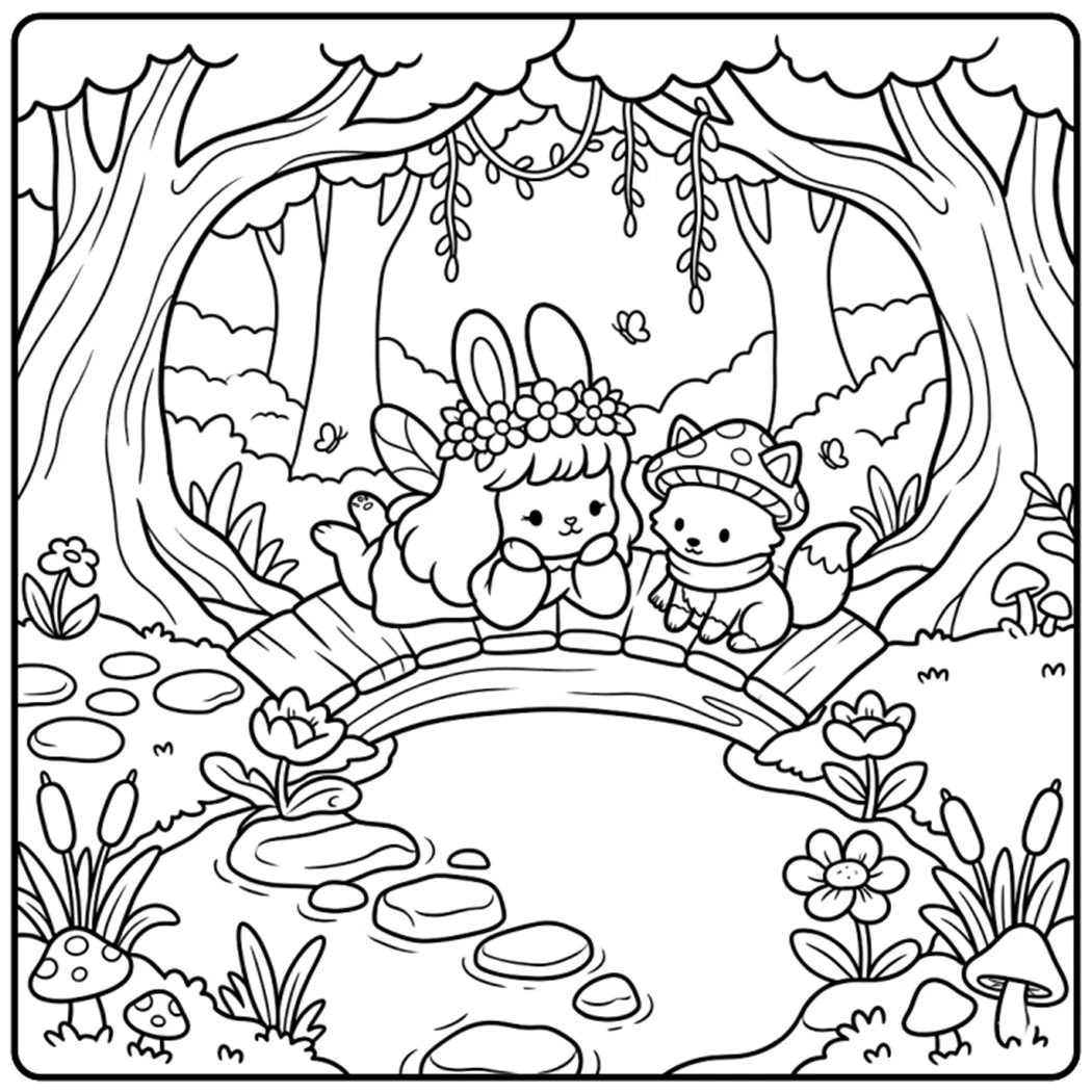 كتاب التلوين Cozy Forest