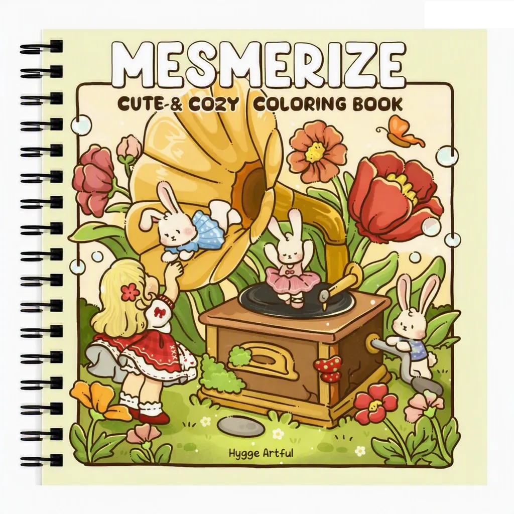 كتاب Mesmerize Cute and Cozy Coloring Book الجزء الأول