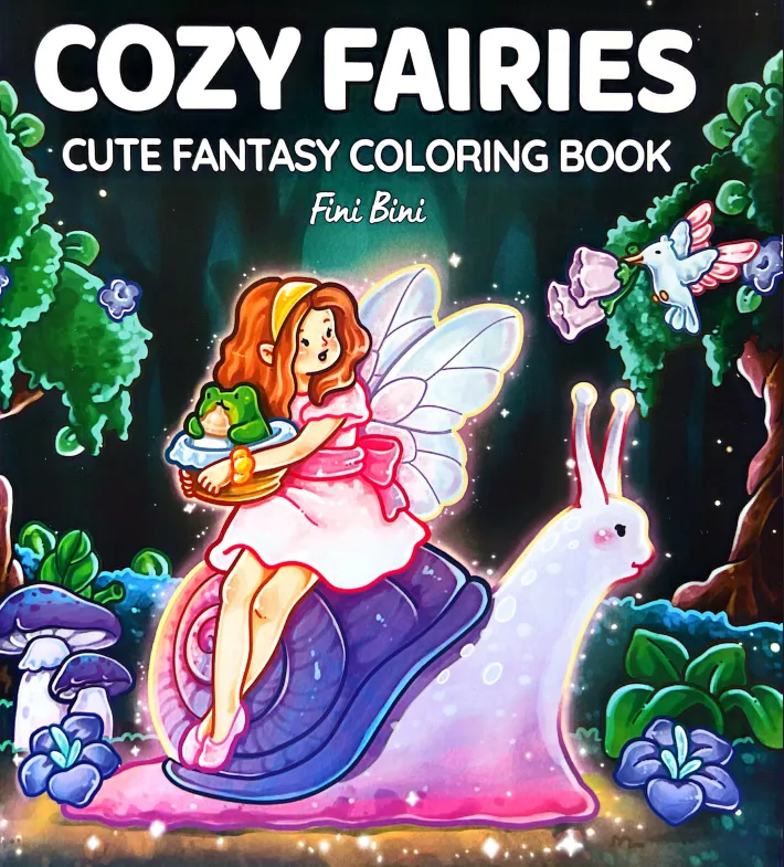 كتاب التلوين Cozy Fairies