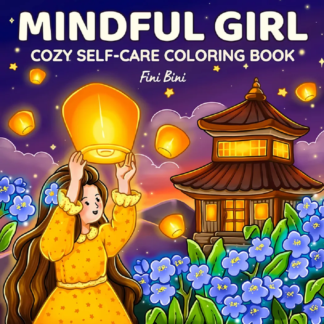 كتاب التلوين Mindful Girl الجزء الأول