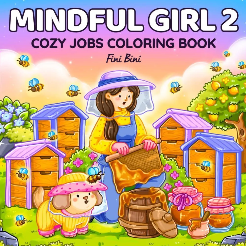 كتاب التلوين Mindful Girl الجزء الثاني