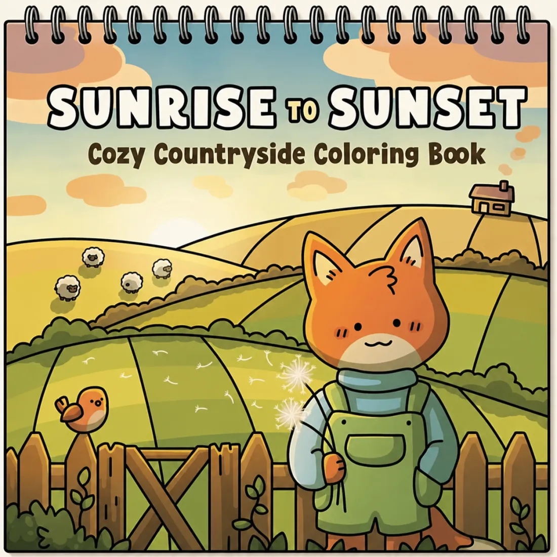 كتاب التلوين Sunrise to Sunset