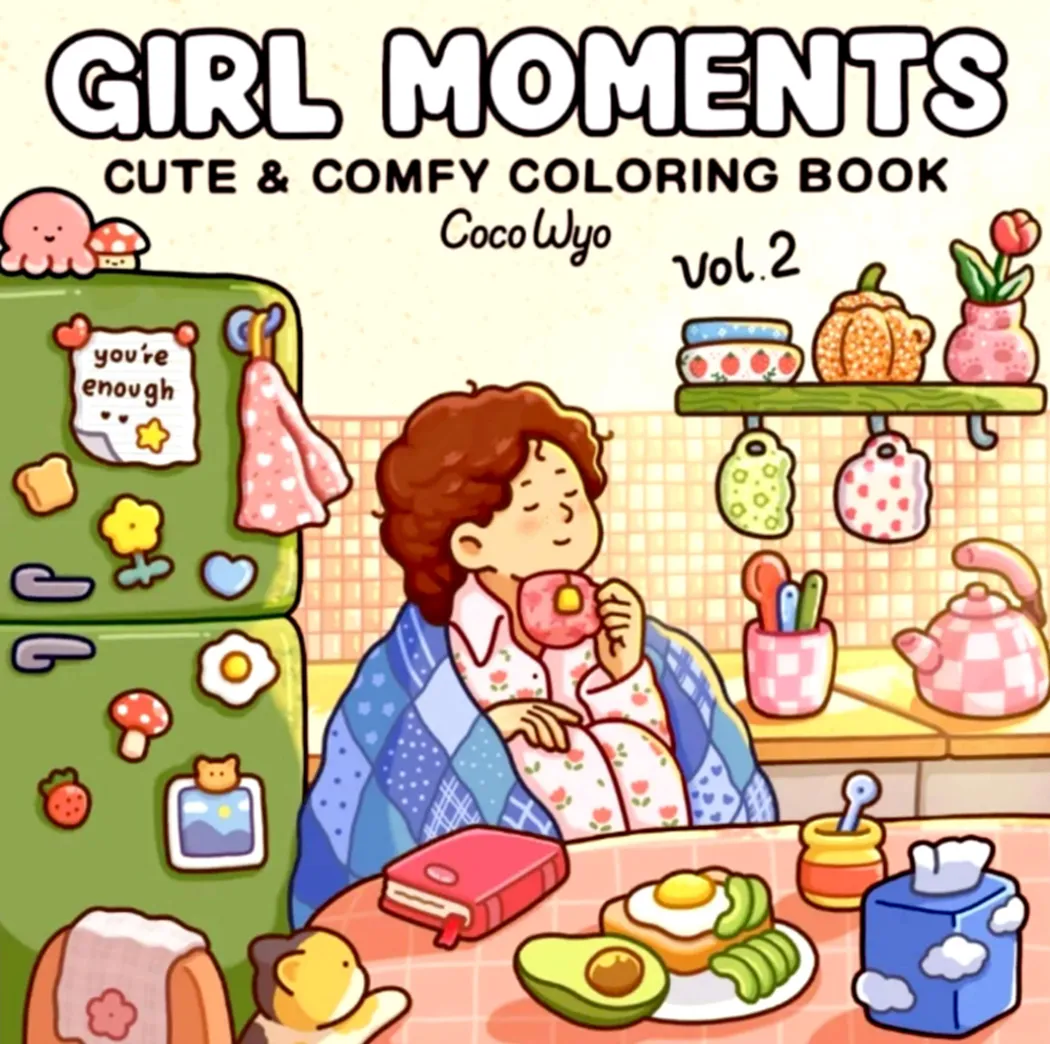 كتاب التلوين Gril Moments الجزء الثاني