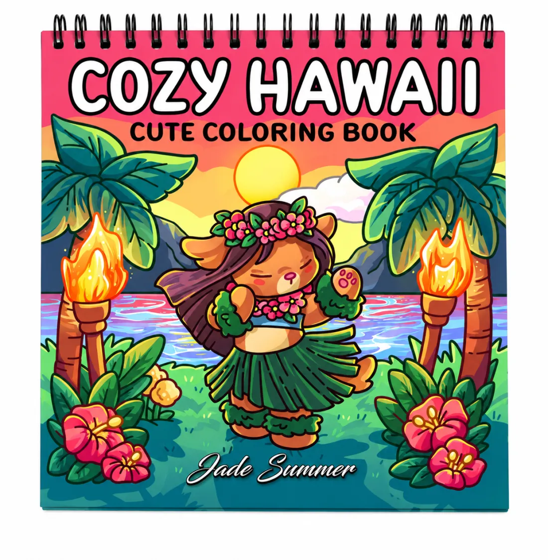 كتاب التلوين Cozy Hawaii