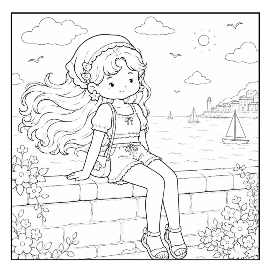 كتاب التلوين Sweet Bloom