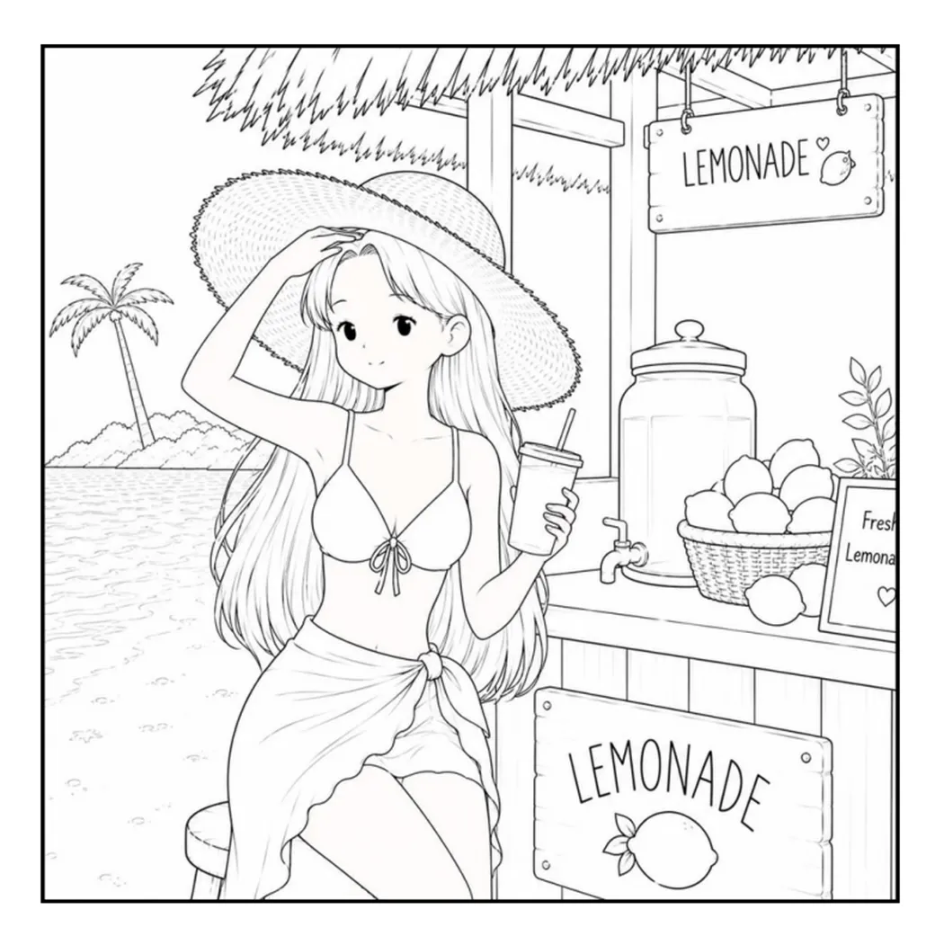 كتاب التلوين Sweet Bloom