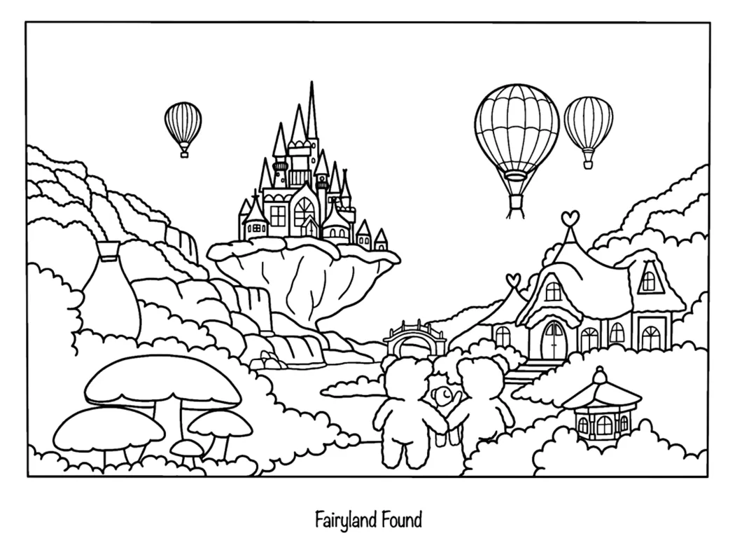 كتاب التلوين Fairyland Found
