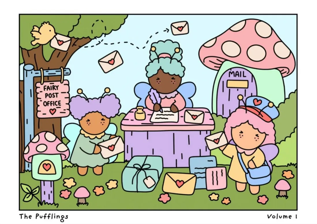 كتاب التلوين The Pufflings الجزء الأول