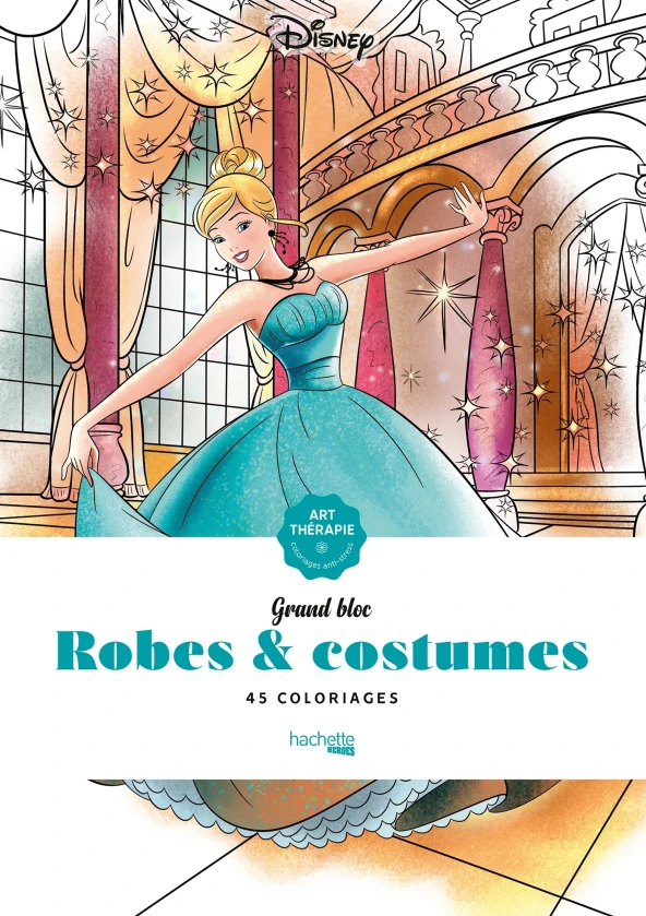 كتاب التلوين ديزني Robes & Costumes