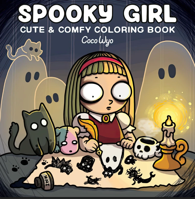 كتاب التلوين Spooky Girl