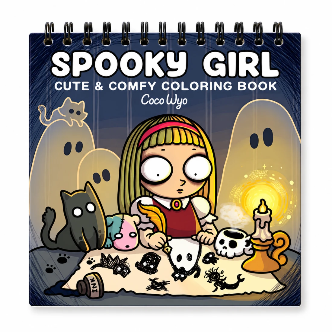 كتاب التلوين Spooky Girl