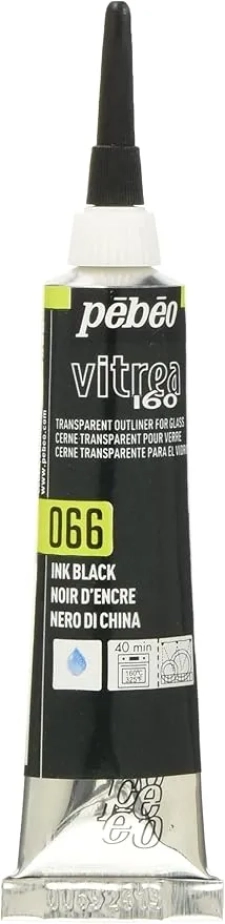 Vitrea 160 -  Glossy Blistered Outliner - 20 ML - Ink Black