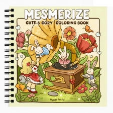 كتاب Mesmerize Cute and Cozy Coloring Book الجزء الأول