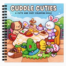 كتاب التلوين Cuddle Cuties