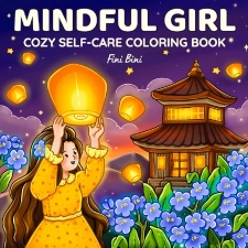 كتاب التلوين Mindful Girl الجزء الأول