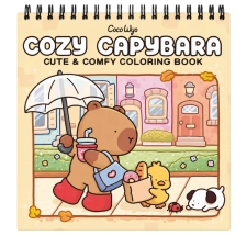 كتاب التلوين Cozy Capybara