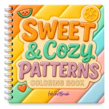كتاب التلوين Sweet and Cozy Patterns